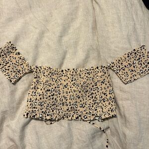 NWT Xhilaration Animal Print Bikini Top